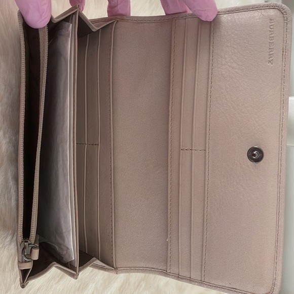 BURBERRY WALLET - NWT - TRENCH - SMOKED CHECK PENROSE CONTINENTAL WALLET - Picture 6 of 17